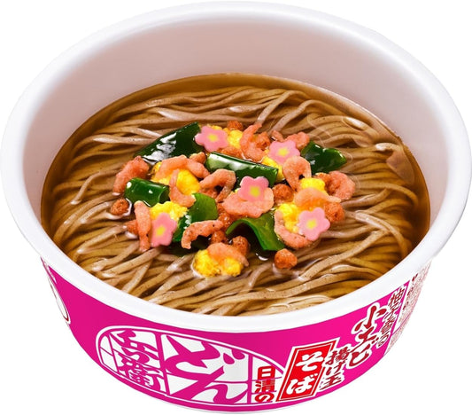 Nissin Donbei Yuzu Scented Small Shrimp Tempura Bits Soba 77g