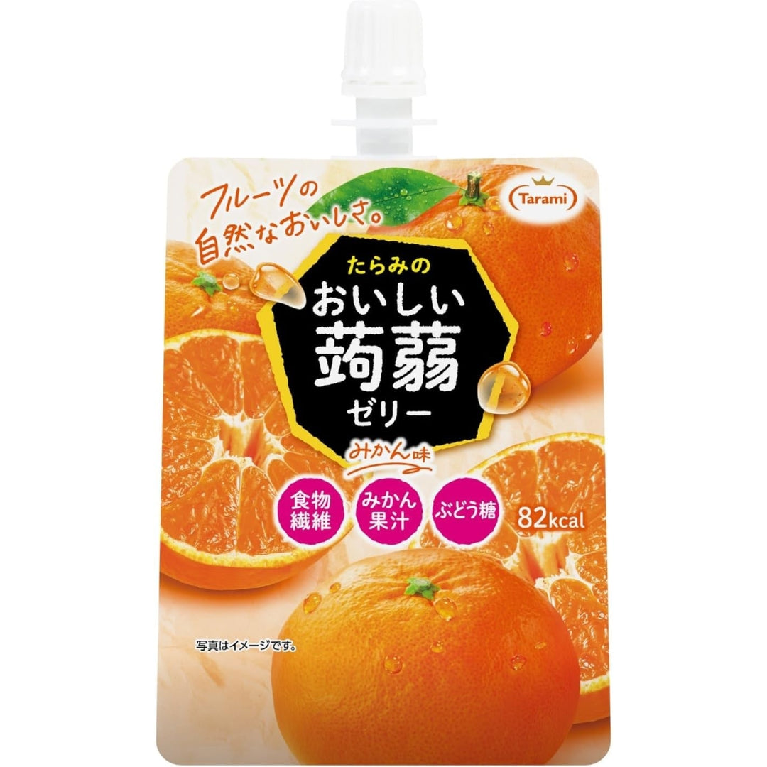 Tarami Oishii Konjac Jelly Mikan Orange Flavour 150g