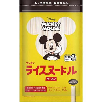 Kenmin Disney Mickey Mouse Rice Noodles Ramen (Gluten Free) 150g
