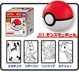 Takara Tomy Pokémon Monster Ball Stamp With Chewing Gum (Random) 1pc