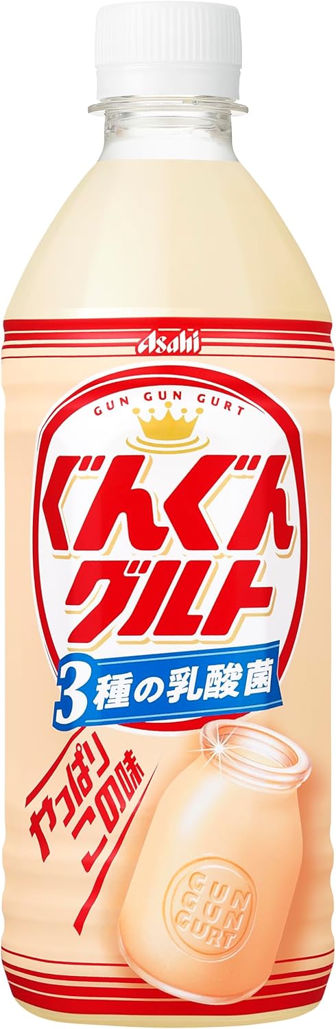 Asahi Gun Gun Gurt Yogurt-Flavored Drink with 3 Lactic Acid Bacteria 500ml