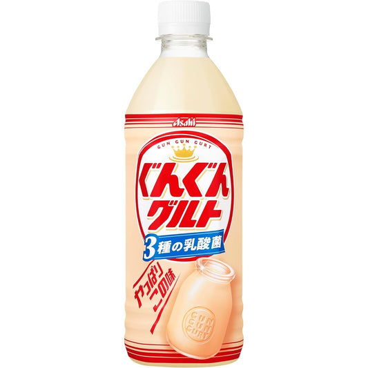 Asahi Gun Gun Gurt Yogurt-Flavored Drink with 3 Lactic Acid Bacteria 500ml