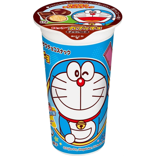 Lotte Capucho Doraemon Chocolate Corn Puff Balls 37g