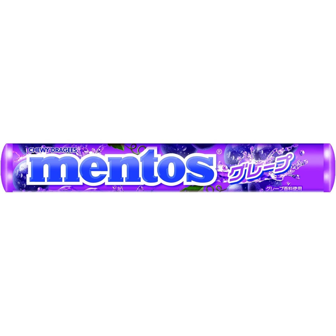 Mentos Chewy Dragees Grape Flavor Candy (Japan Edition) 37.5g