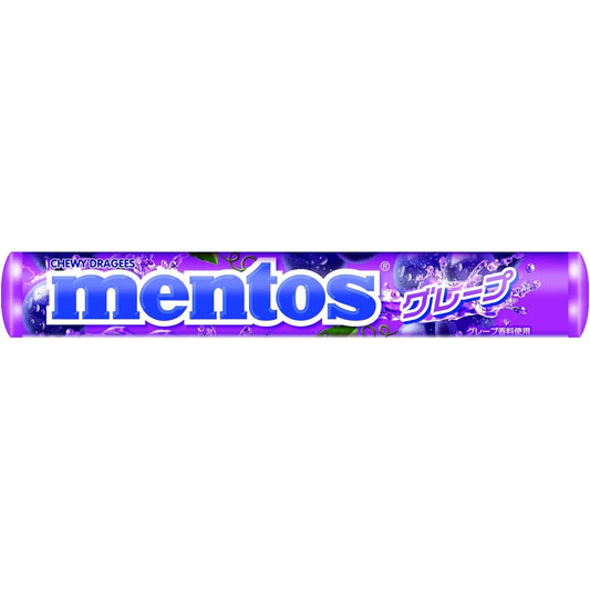 Mentos Chewy Dragees Grape Flavor Candy (Japan Edition) 37.5g