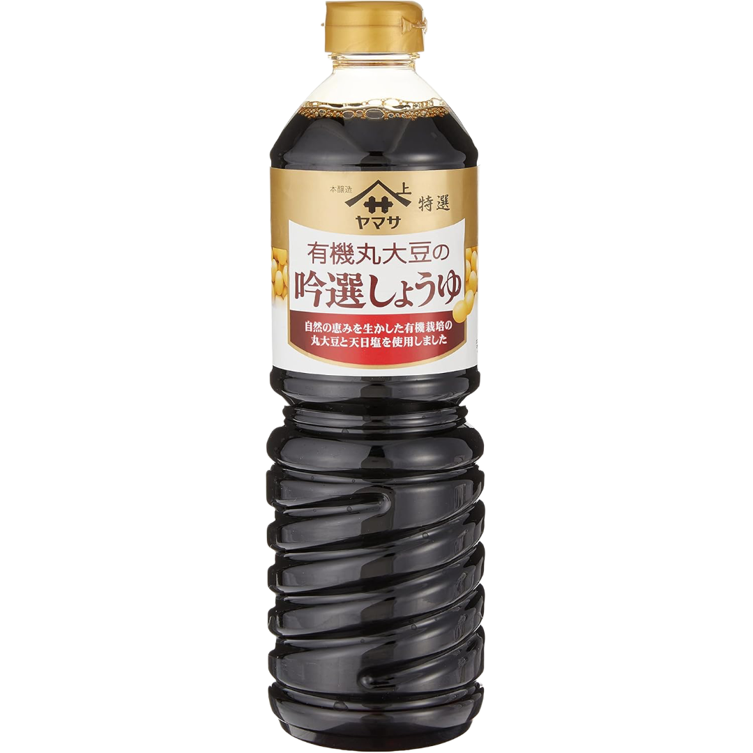 Yamasa Tokusen Organic Marudaizu Ginsen Soy Sauce 1L