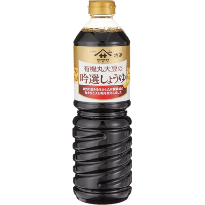 Yamasa Tokusen Organic Marudaizu Ginsen Soy Sauce 1L