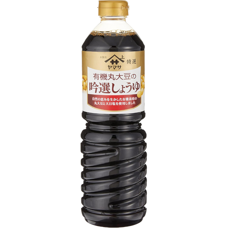 Yamasa Tokusen Organic Marudaizu Ginsen Soy Sauce 1L