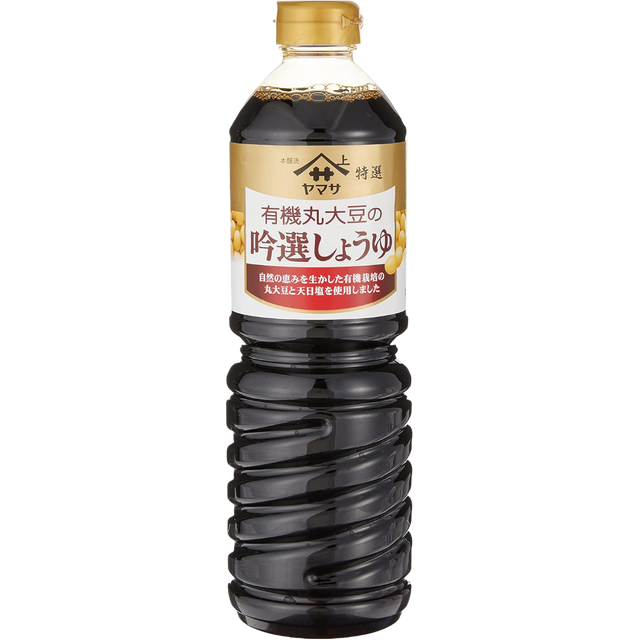 Yamasa Tokusen Organic Marudaizu Ginsen Soy Sauce 1L