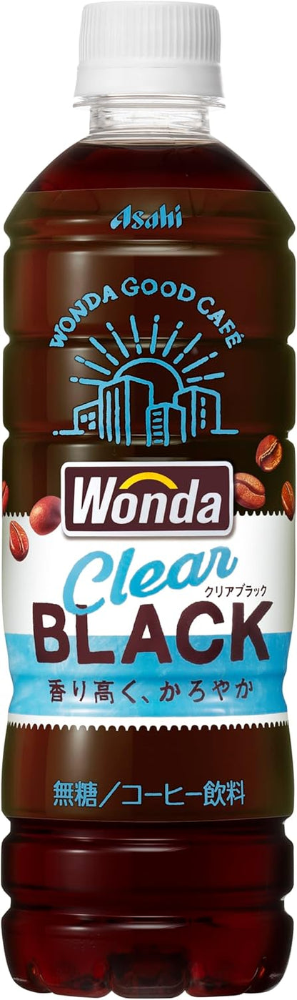 Asahi Wonda Good Cafe Clear Black Coffee 500ml
