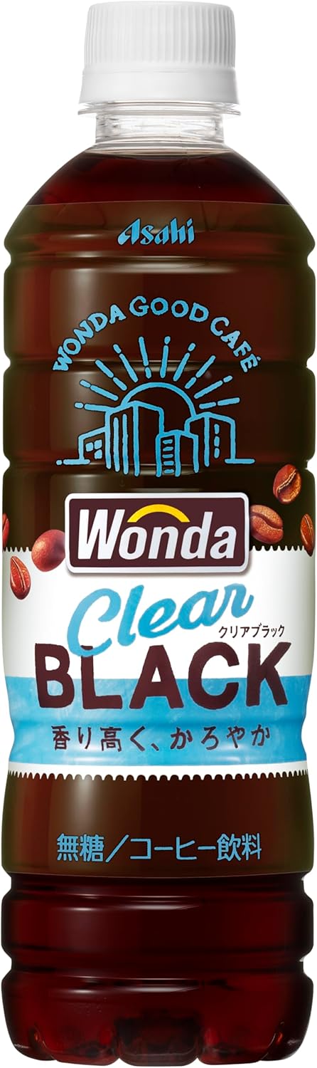Asahi Wonda Good Cafe Clear Black Coffee 500ml