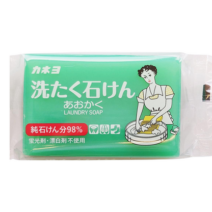 Kaneyo Laundry Soap Aokaku High Purity Stain Remover Bar 150g