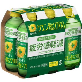 Pokka Sapporo Chelate Lemon Citric Acid 2700 155ml*6 - front of pack