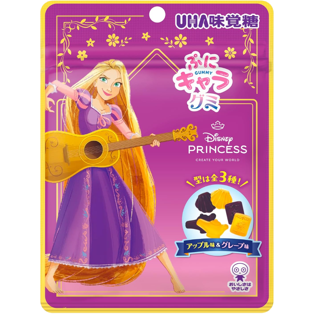 UHA Disney Princess Apple & Grape Fruit Gummy 40g