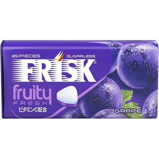 Kracie Frisk Fruity Fresh Grape Flavor Sugarless Mints 31.5g
