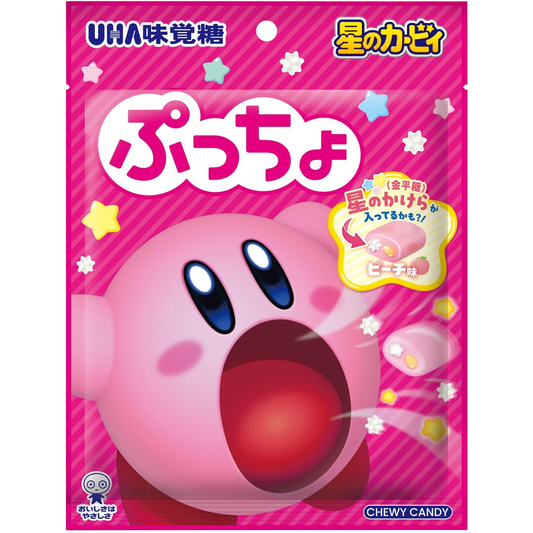 UHA Mikakuto Puccho Kirby Peach Flavored Chewy Candy 52g