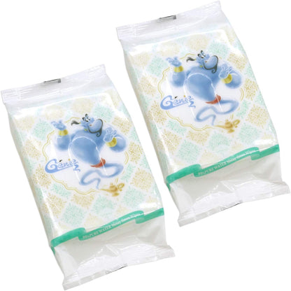 LEC Disney Genie Series 99% Pure Water Baby Hand And Mouth Wipes 25 Sheets * 2 Packs