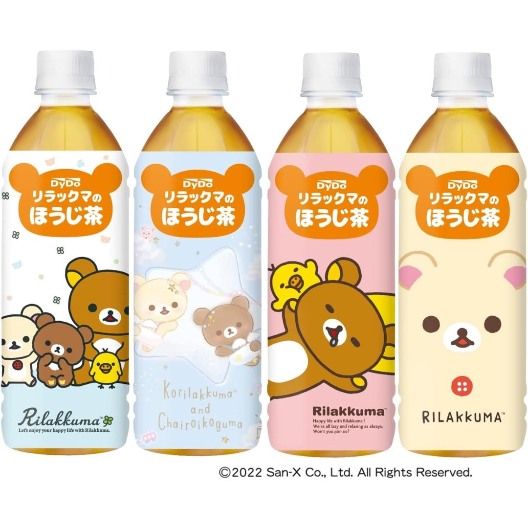 DyDo Rilakkuma Series Japanese Roasted Hojicha Tea 500ml