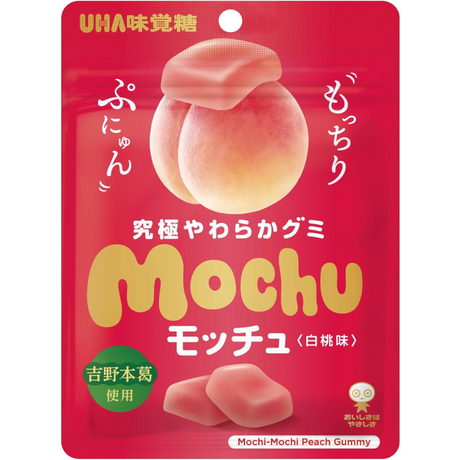 UHA Mochu Soft Gummy Peach 45g