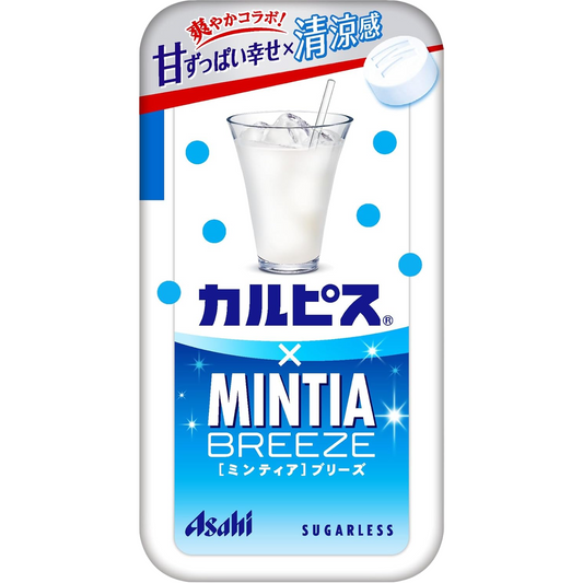 Asahi Mintia Breeze Calpis Flavor Sugarless Mints 22g