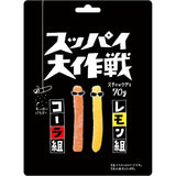 Want-Want Suppai Daisakusen Cola And Lemon Stick Gummy 70g