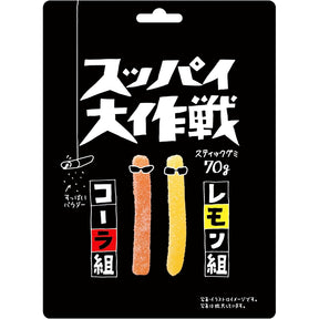 Want-Want Suppai Daisakusen Cola And Lemon Stick Gummy 70g