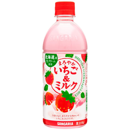 Sangaria Maroyaka Strawberry Milk Drink 500ml