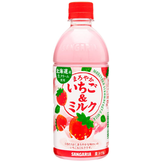 Sangaria Maroyaka Strawberry Milk Drink 500ml