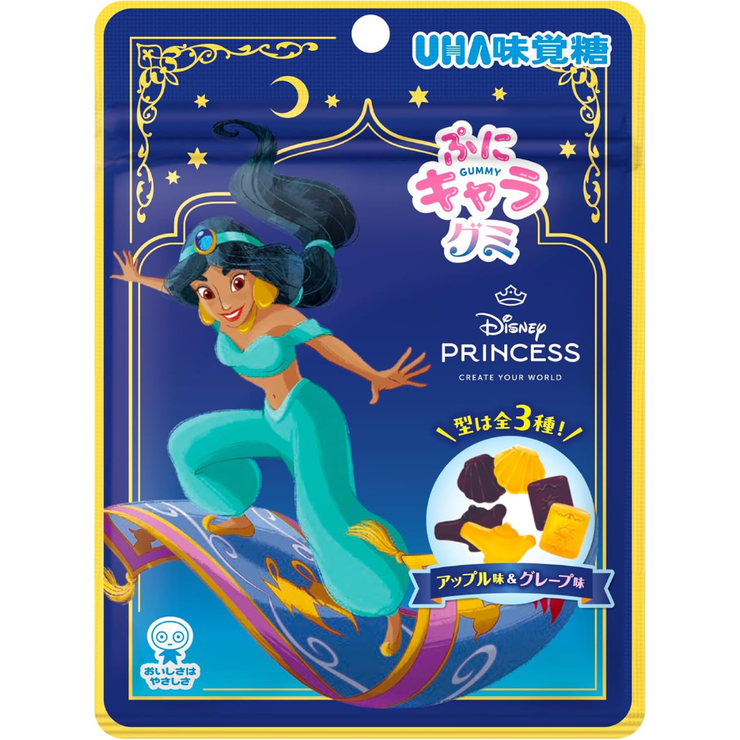 UHA Disney Princess Apple & Grape Fruit Gummy 40g