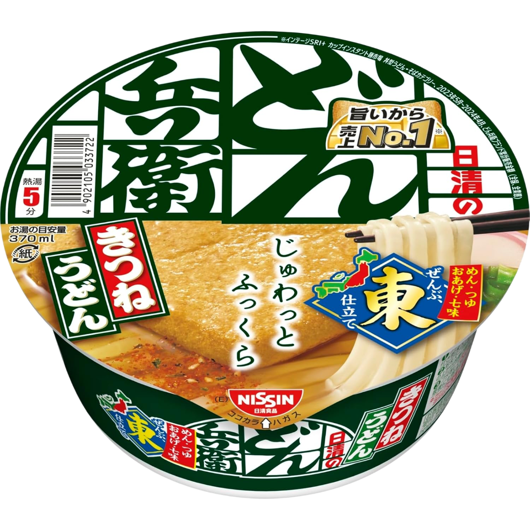 Nissin Donbei Kitsune Udon Cup Noodles 96g