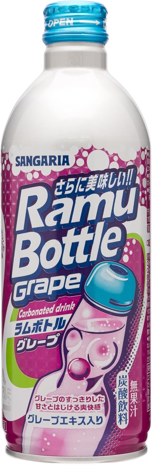 Sangaria Grape Soda Ramune 500ml