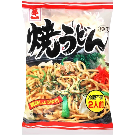 Miyakoichi Yaki Udon Stir Fried Udon Noodles With Savory Soy Sauce 450g