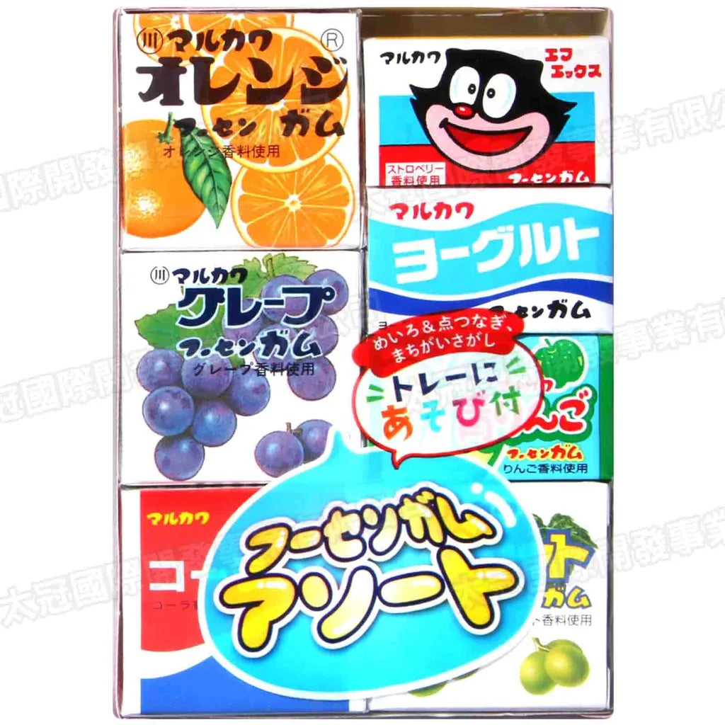 Marukawa Fusen Gum Assort Fruit Flavour Bubble Gum 7pcs