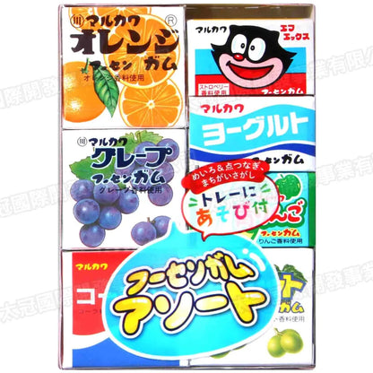 Marukawa Fusen Gum Assort Fruit Flavour Bubble Gum 7pcs