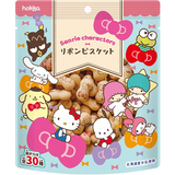 Hokka Sanrio Milk Flavor Ribbon Biscuit Stand Pack 30g