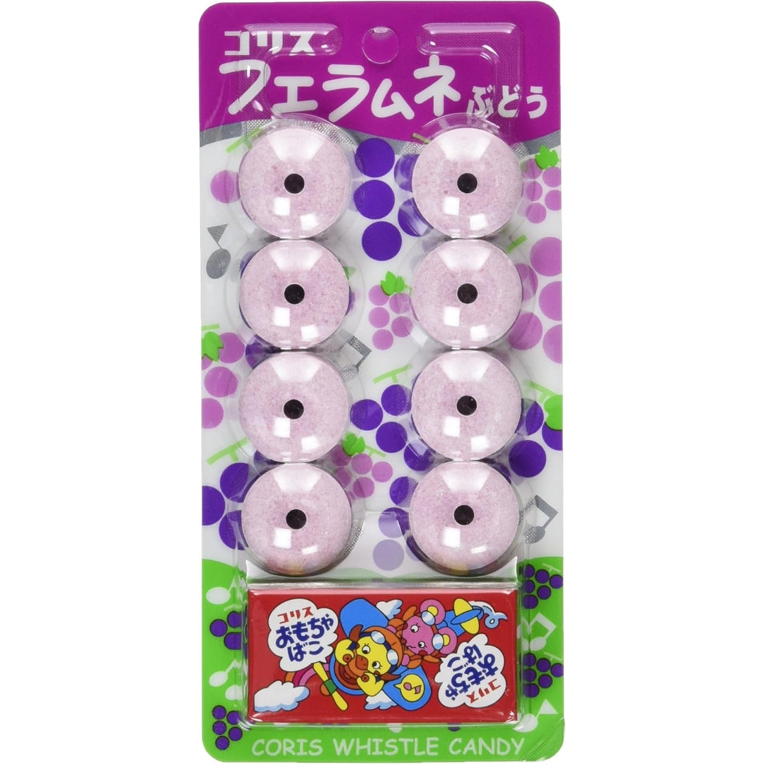 Coris Fue Ramune Whistle Candy With Toy Grape Flavor 22g