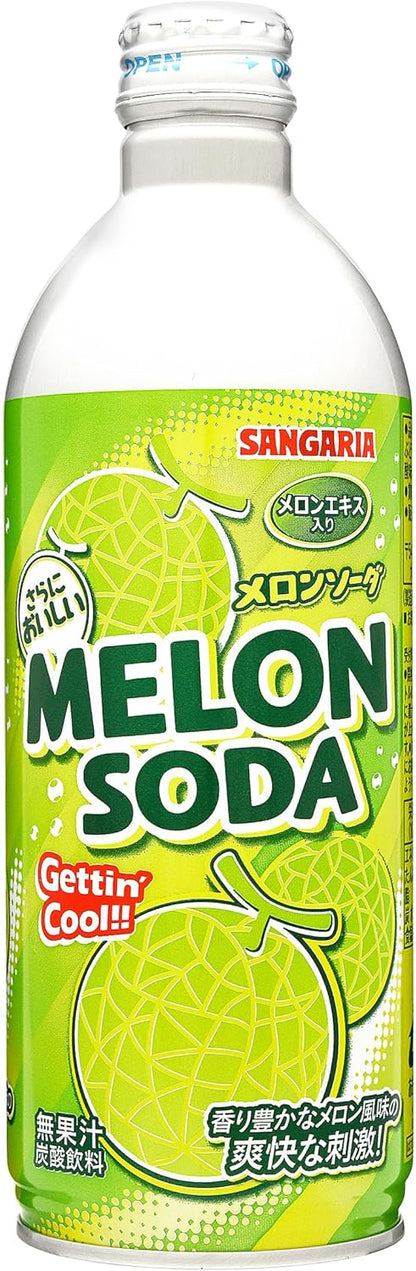 Sangaria Melon Soda Ramune 500ml