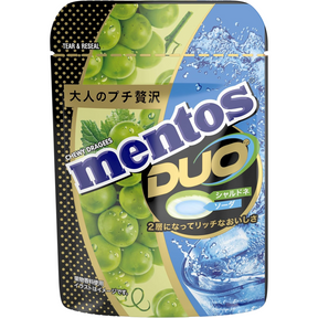 Mentos Duo Chardonnay Muscat & Soda Flavor Chewy Candy 45g