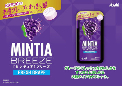 Asahi Mintia Breeze Fresh Grape Sugarless Mints 22g