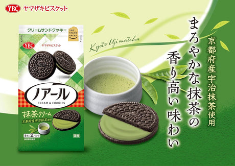 YBC Noir Matcha Cream Biscuit 16pcs