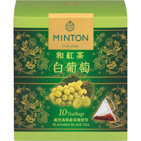 Minton White Grape Black Tea Bags 10P