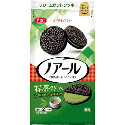 YBC Noir Matcha Cream Biscuit 16pcs