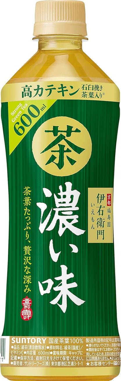 Suntory Iyemon Rich Green Tea (Strong Taste) 600ml