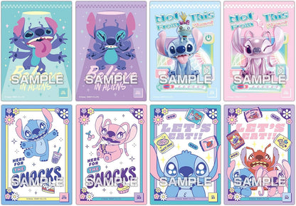 Ensky Disney Stitch Series Clear Card Collection Gum 3.2g