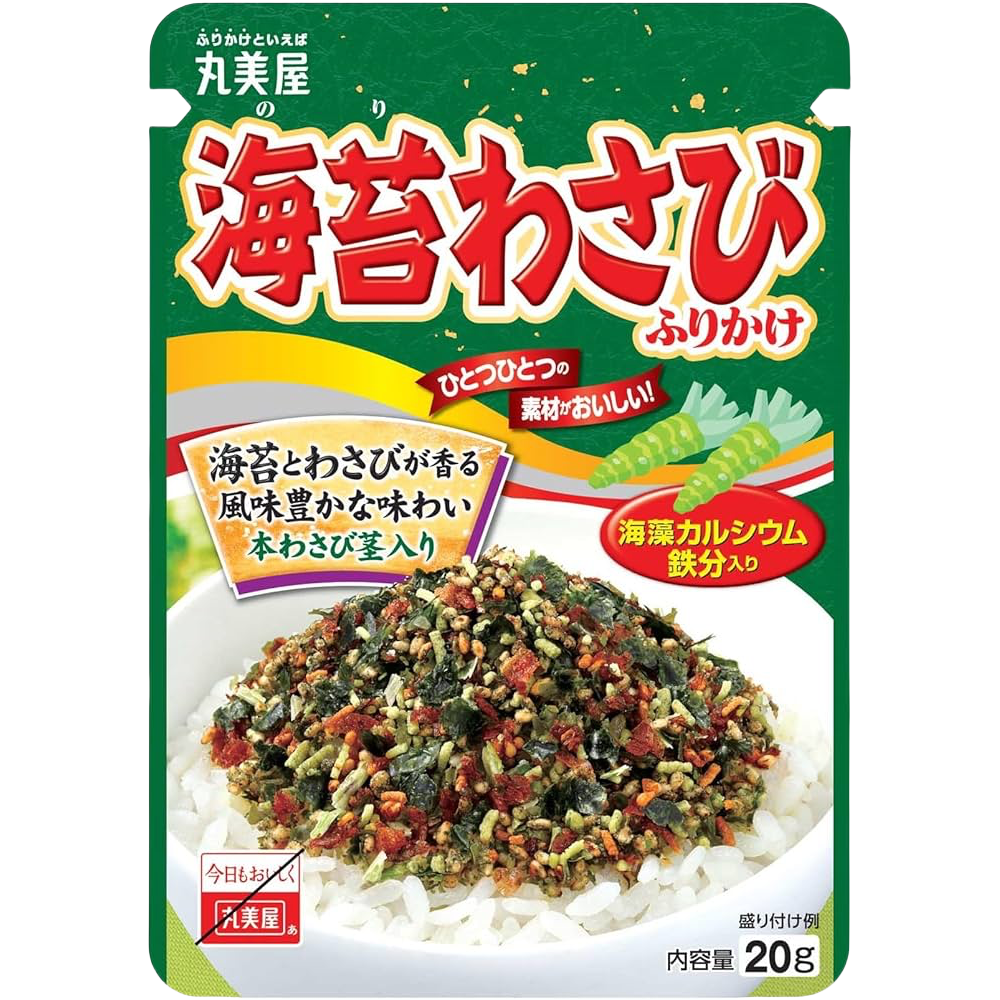 Marumiya Nori Wasabi Furikake Rice Seasoning 20g