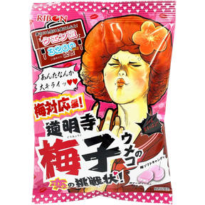 Ribon Domyoji Umeeko Super Sour Plum Soft Candy 70g