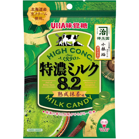 UHA Tokuno Milk 8.2 The Matcha Candy 71g