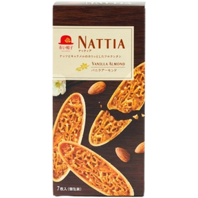 Akai Bohshi NATTIA Vanilla Almond Caramel Florentine Wafer Confections 7 pcs
