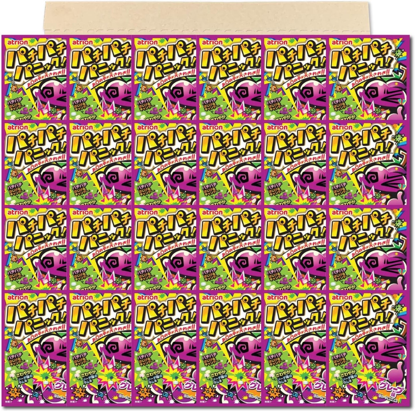 Atrion Pachi Pachi Panic Popping Candy Grape Flavor 5g*24