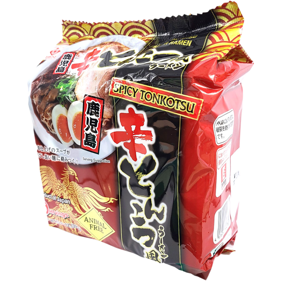 Higashimaru Spicy Tonkotsu Flavor Kagoshima Ramen 5pcs